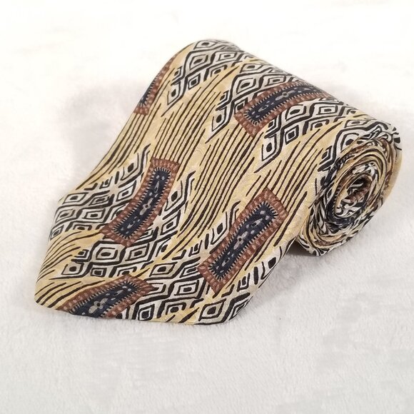 Robert Talbott Studio Nordstrom Tie Hand Sewn Finest Silk Made USA 4 by 60.5 - Picture 1 of 11